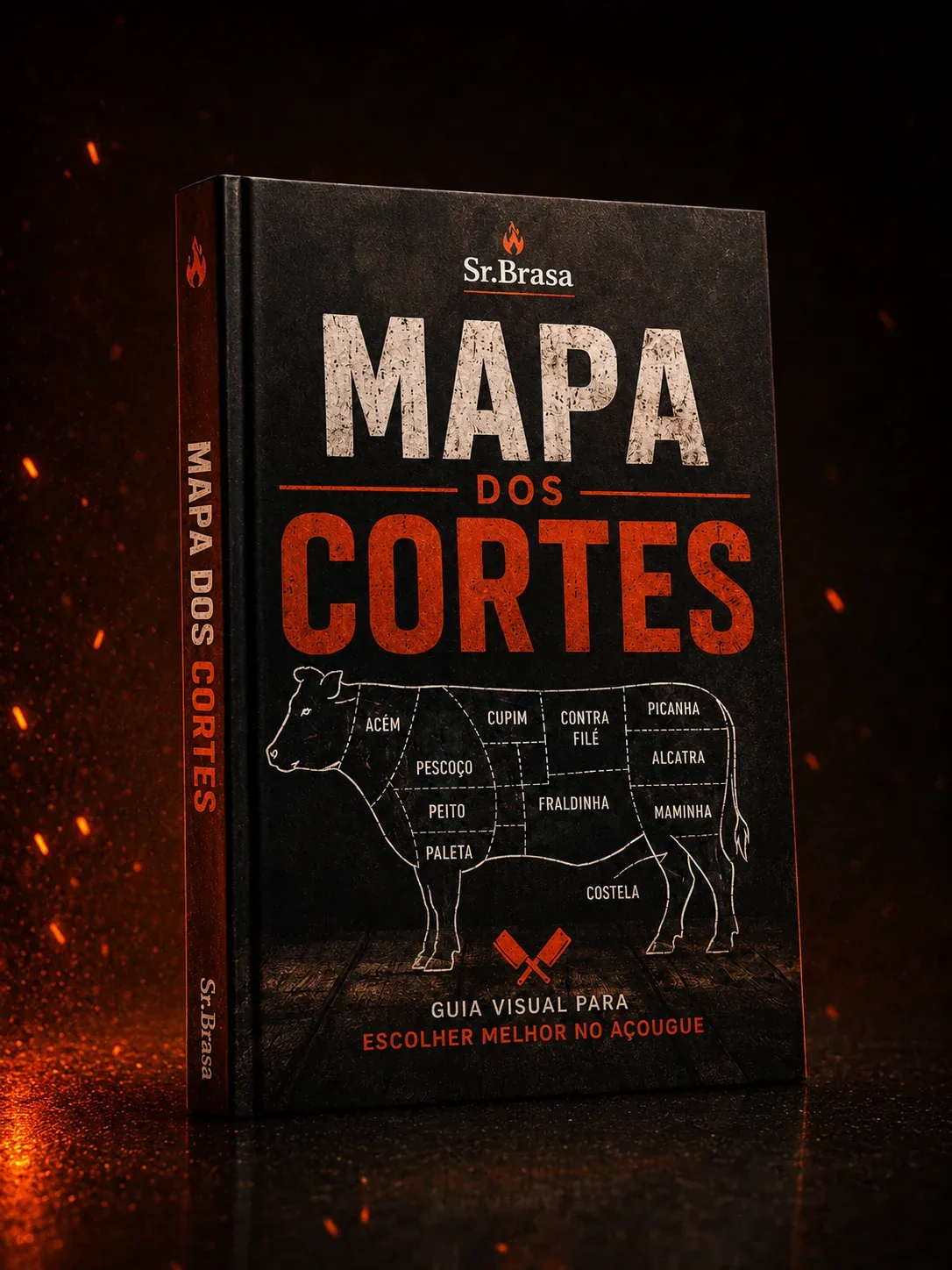 Capa 3D premium do bônus Mapa dos Cortes.